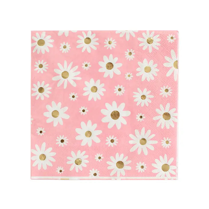 Daisy Napkin, Party Supplies, Groovy Party