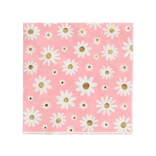 Daisy Napkin, Party Supplies, Groovy Party