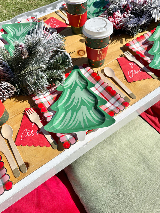 Picnic in a Box ,Christmas Party Supplies, Christmas Party, Holiday Party Supplies