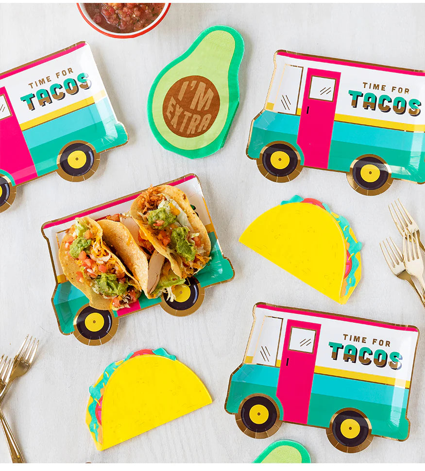 Taco Napkin, Party Supplies, Fiesta Decorations
